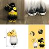 Bumble Bee Nordic Gnome Gonk Tomte Sunflower Plush Doll Ornament Decor Adorable Size With Black Yellow Colors
