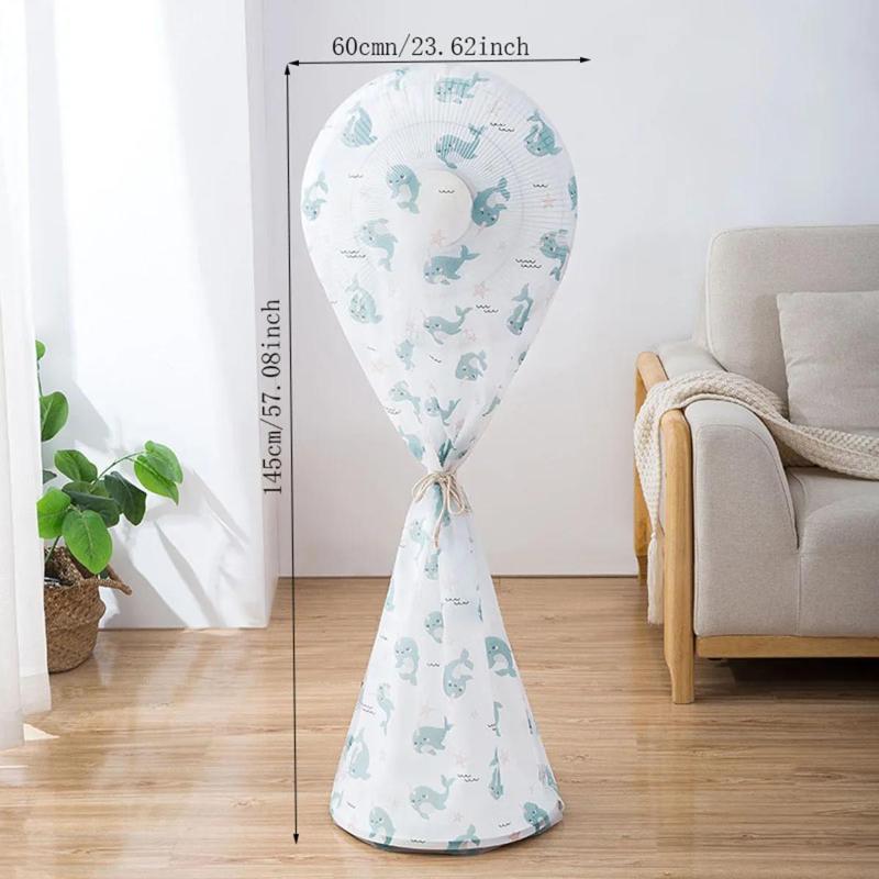 Portable Dustproof All-inclusive PVC Electric Fan Dust Household Floor Fan Cover Waterproof Protective Cover Stand Fan Acces