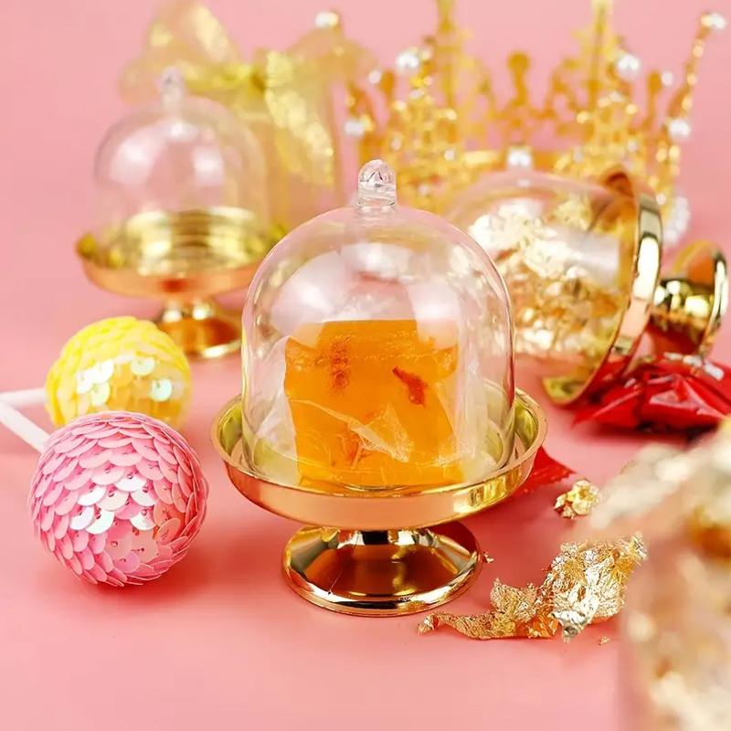 12PCS/Pack Lightweight Party Plastic Exquisite Candy Cup Atmosphere Stable Dustproof Durable Moisture-proof Sturdy Wedding