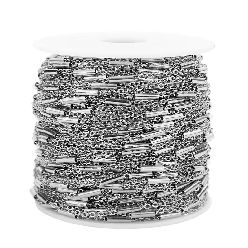 

2meters PVD Never Fade Stainless Steel Chains Necklace Bulk 2mm Link Chains Lot for Diy Bracelet Supplies Jewelry Making