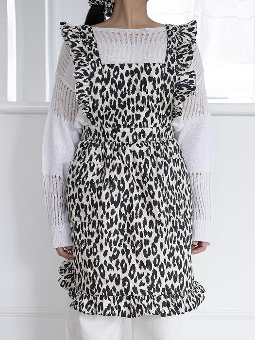 DOKIDOKI pard one piece apron Leopard