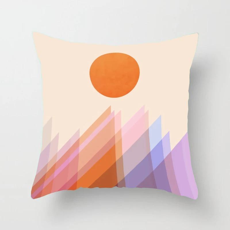 

Креативный геометрический красочный узор наволочка для украшения интерьера офиса гостиной дома наволочка 40x40cm