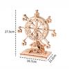 Children's Wooden Custom Puzzle Wooden DIY Music Box Music Box Ferris Wheel 3D Puzzle