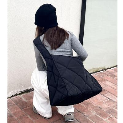 Diamantförmige Crossbody-Tasche, groß, für Damen, lässig und vielseitig, einseitig zu tragen