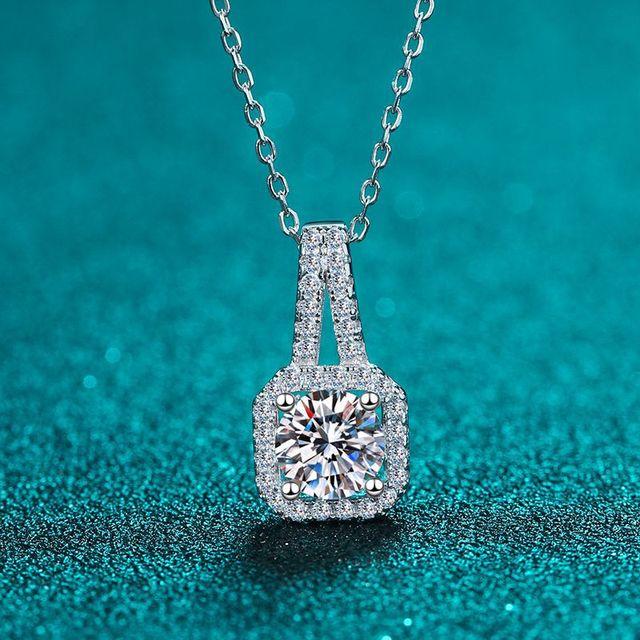 

Женское ожерелье из стерлингового серебра 925 пробы с покрытием из золота PT950, модное ожерелье с четырьмя когтями, кулон-саше, цепочка на ключицу, ювелирные изделия