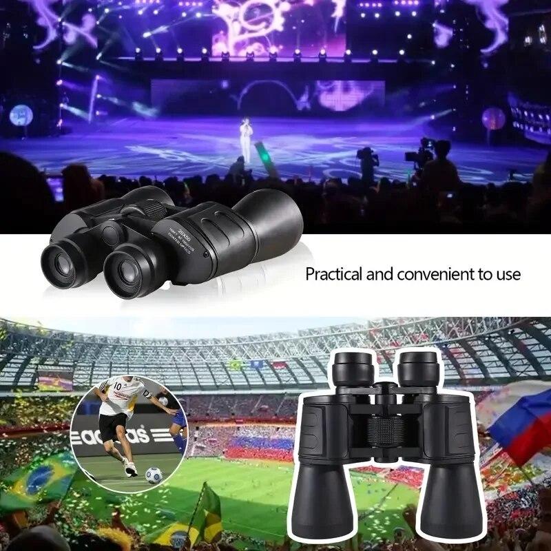 Vojenský 20x50 výkonný dalekohled s dlouhým dosahem Zoom HD BAK4-Prism Profesionální dalekohled s vysokým zvětšením pro loveckou turistiku