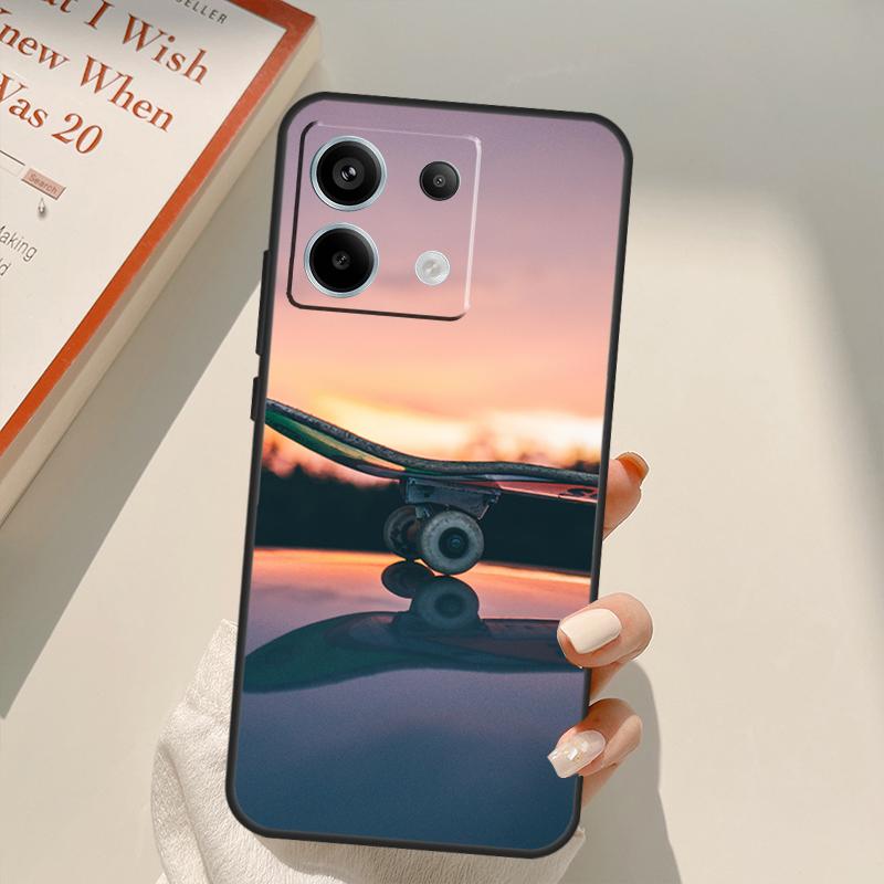 

Cool Skate Funda For Xiaomi Redmi Note 13 10 11 12 14 15 Pro Plus Case For Redmi 15 15C 13C 12C 10C 14C Redmi 15 5G