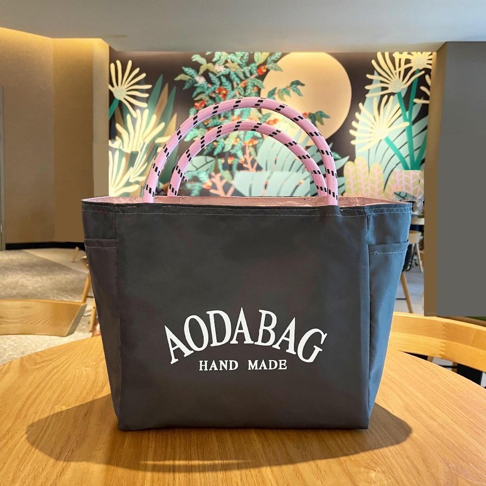 

Large Capacity Letter Handbag Multifunctional Lunch Bag Portable Mommy Bag Women