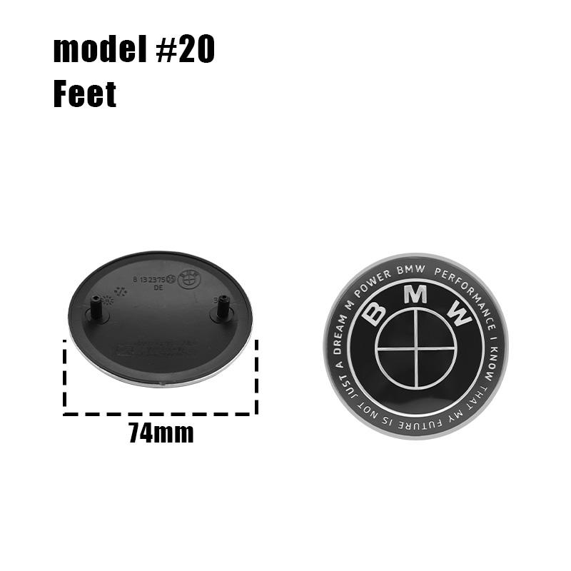 82/74MM Front Hood Emblem Trunk Rear Badge Logo For BMW E46 E90 F30 F10 F20 G20 E87 E60 E63 F01 F02 G14 E83 X5 Car Accessories
