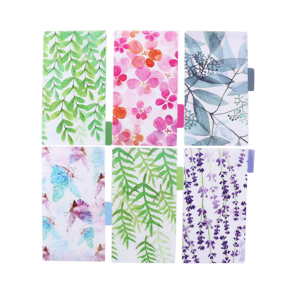 Supplies A5 A6 6-Ring Binder DIY Accessory Notepads Loose Leaf Separator Page Spiral Notebook Inner Page Binder Index Dividers