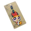 Cute Cartoon Flying Girl Police PVC Rubber Luggage Tag - Anime-Style Suitcase ID Tag Pendant