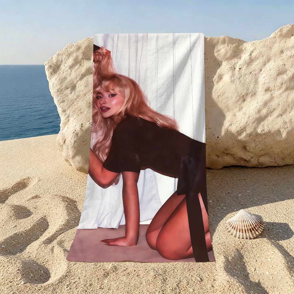 Hot Singer S-Sabrinaes Carpenters Beach Towel For Beaches Yoga Studios Gyms Hot Springs Swimming Pools And Picnics