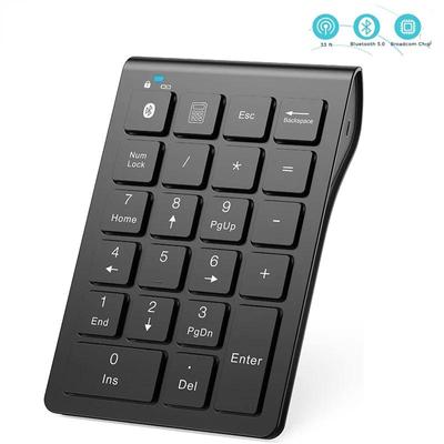 Drahtlose Bluetooth-Nummernblöcke, numerische Tastatur, 22 Tasten, tragbare Finanzbuchhaltung, 10 Tasten, Nummerntastaturerweiterungen