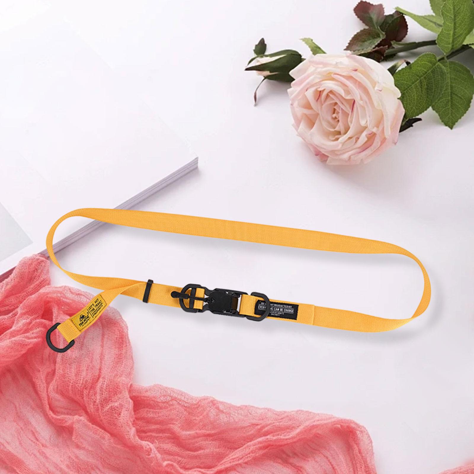 

Waist Belt Costume Accessories Decorative Fashion Lightweight Adjustable Nylon жёлтый