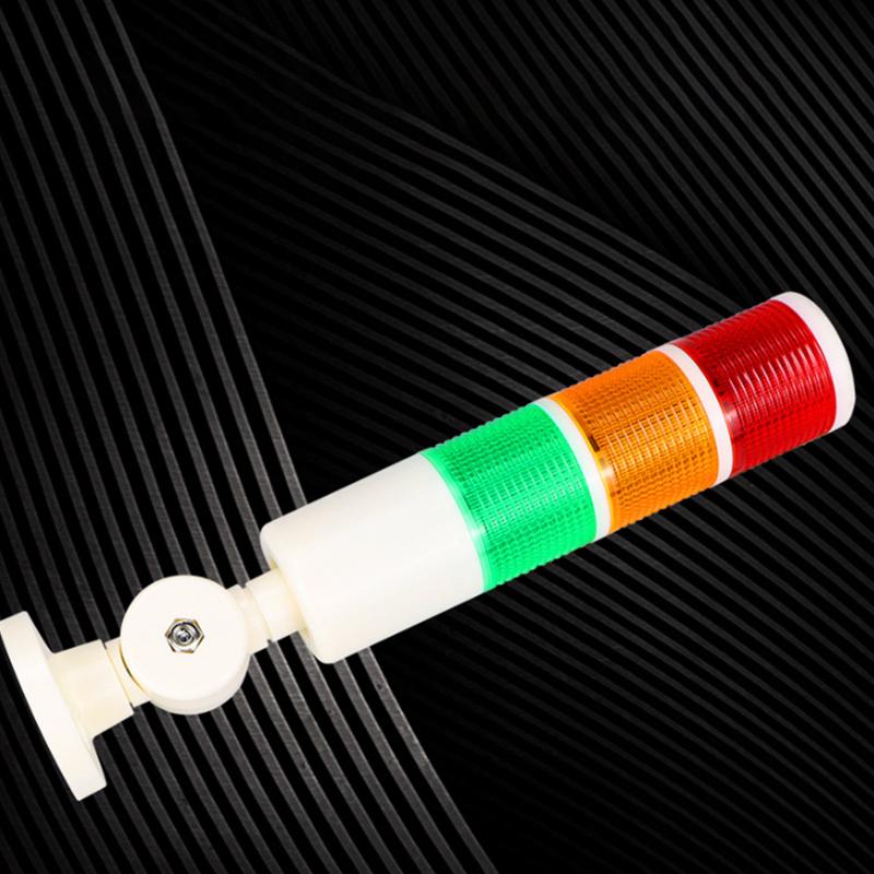 CNC Machine Safety Stack Light Rotatable 180 Degree Three Modes Industrial Warning Signal Lamp for Workshop