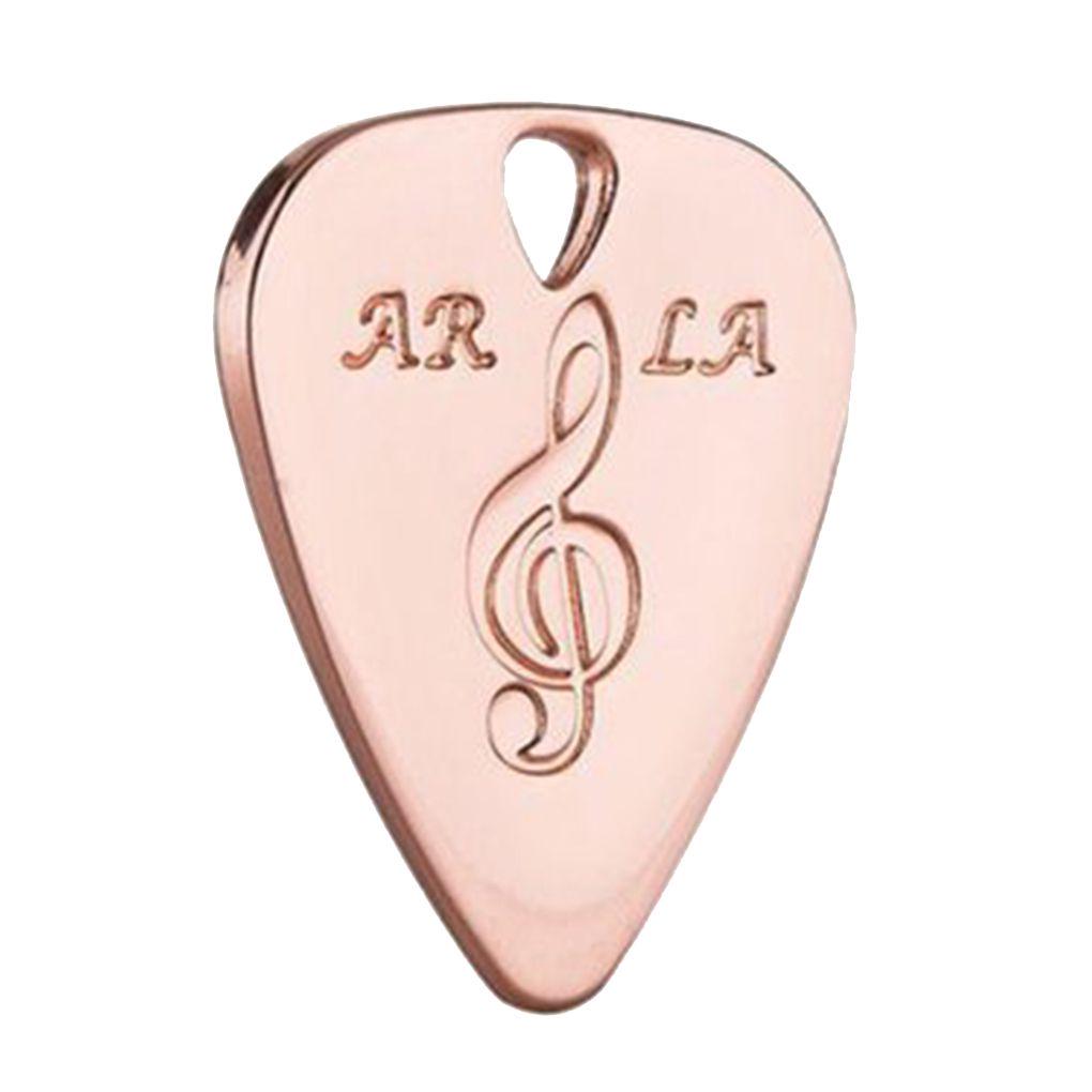 

0.38-1.4mm Electric Guitar Bass Thickness Pick Plectrum Metal necklace pendants
