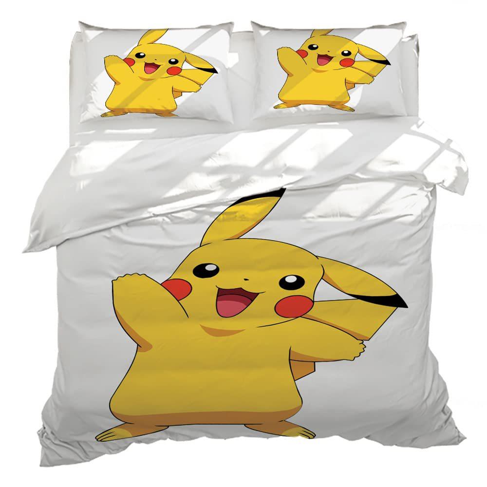 3D Pattern Soft Bedding Three-Piece Quilt Cover