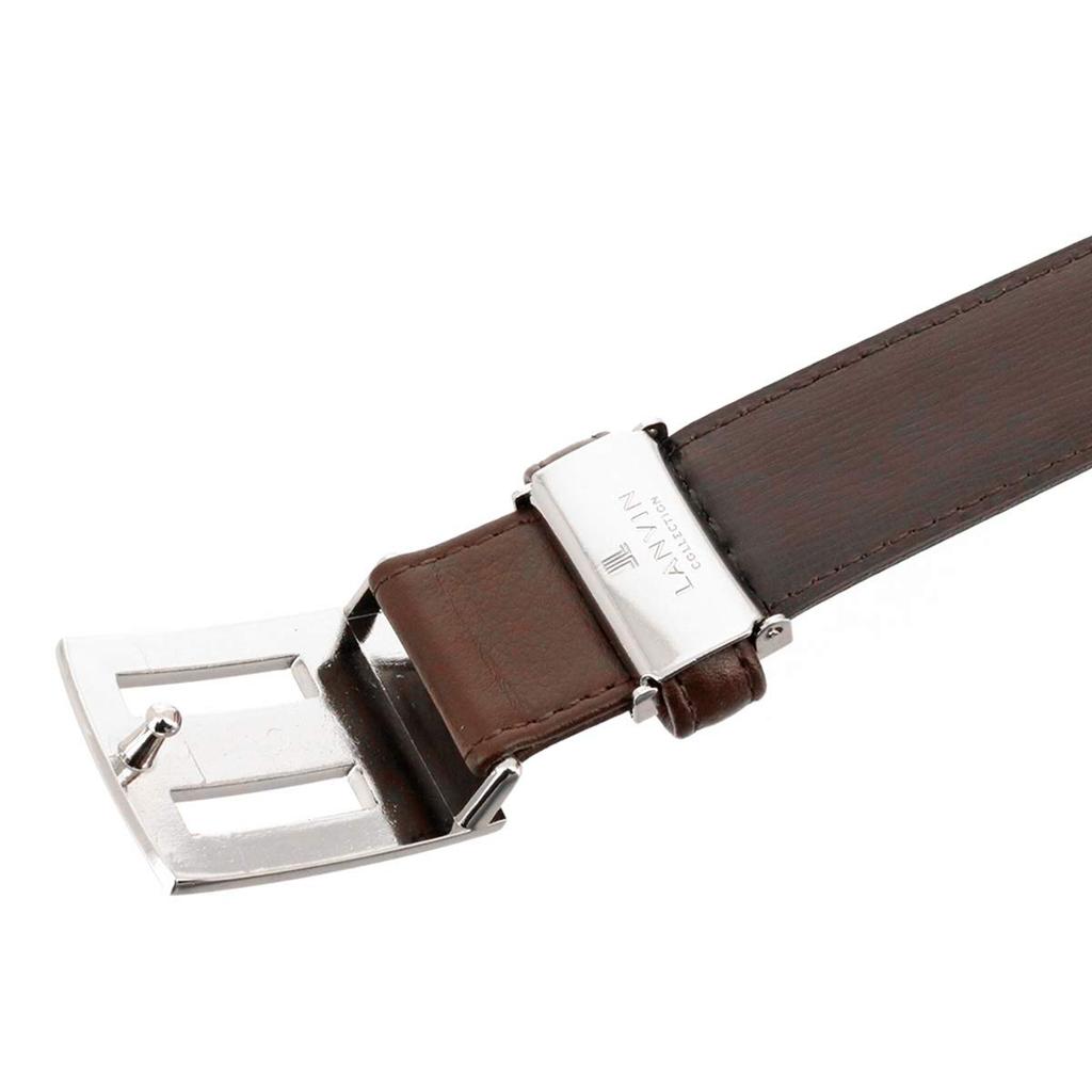 [Lanvin Collection] Men's Genuine Leather Belt Jlmb2400 [10] Black