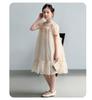 Girls' Dress Summer Dress 2026 New Style Children's Elegant Princess Puff Skirt Girls' Sweet Wind Mesh Skirt