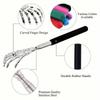 1PC Random Color Extendable Back Scratcher, Stainless Steel Portable Telescopic Rubber Handle Back Scratchers For Thanksgiving