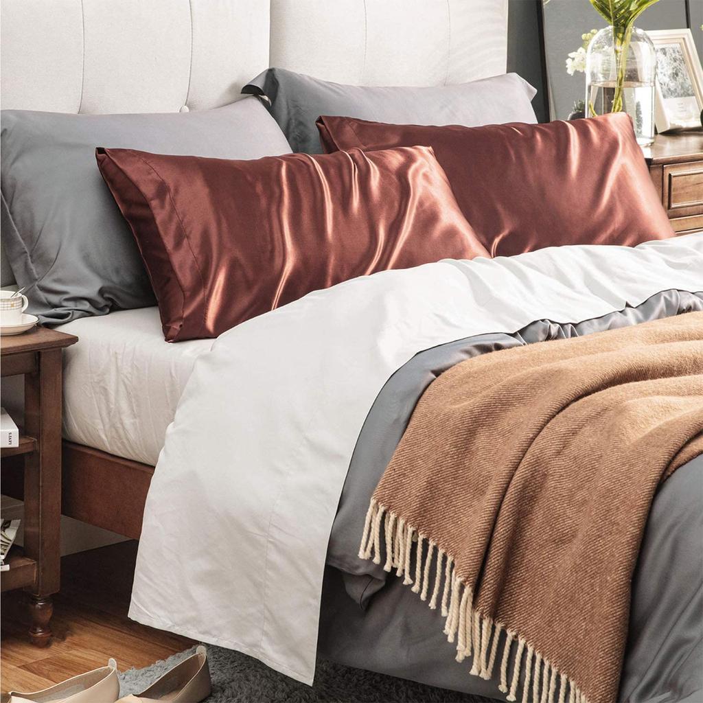 Household Washed Silk Satin Pillowcase Soft And Comfortable Pillowcase