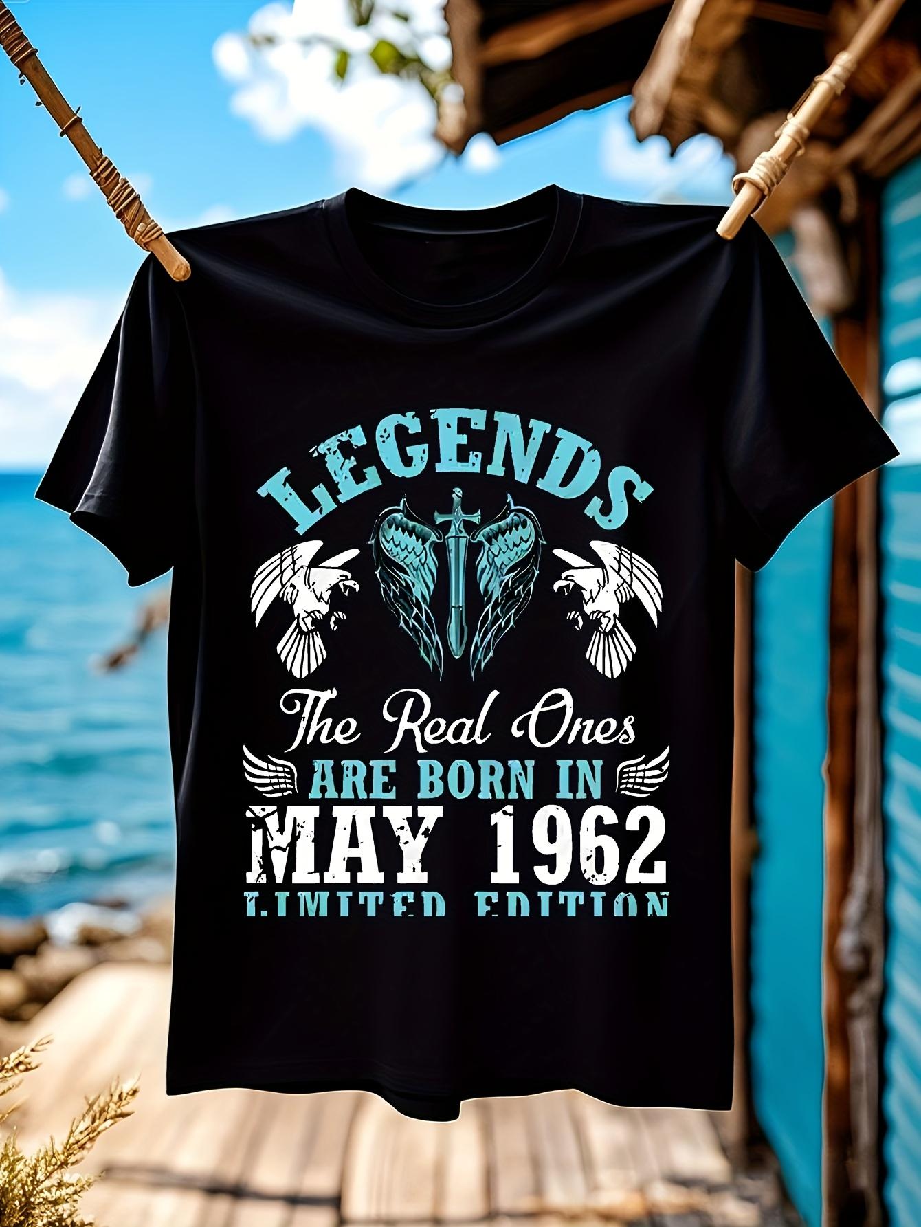 Vintage Tshirt Vintage 1962 Birthday Tshirt - Legends The... L