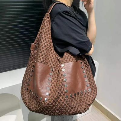 Echtes Leder Umhängetasche für Frauen Reisende Messenger Bag Casual Sporttasche Nähte große Kapazität Mode