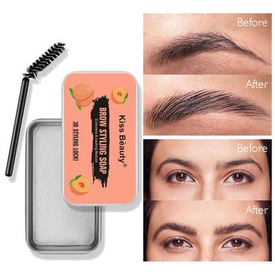 Dlouhotrvající a přirozený gel na obočí s průhledným složením, ideální pro tvarování a styling obočí