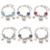 Ethnic Style Geometric Pattern Glass Bead Stretch Bracelet Handmade DIY Fashion Jewelry Accessory