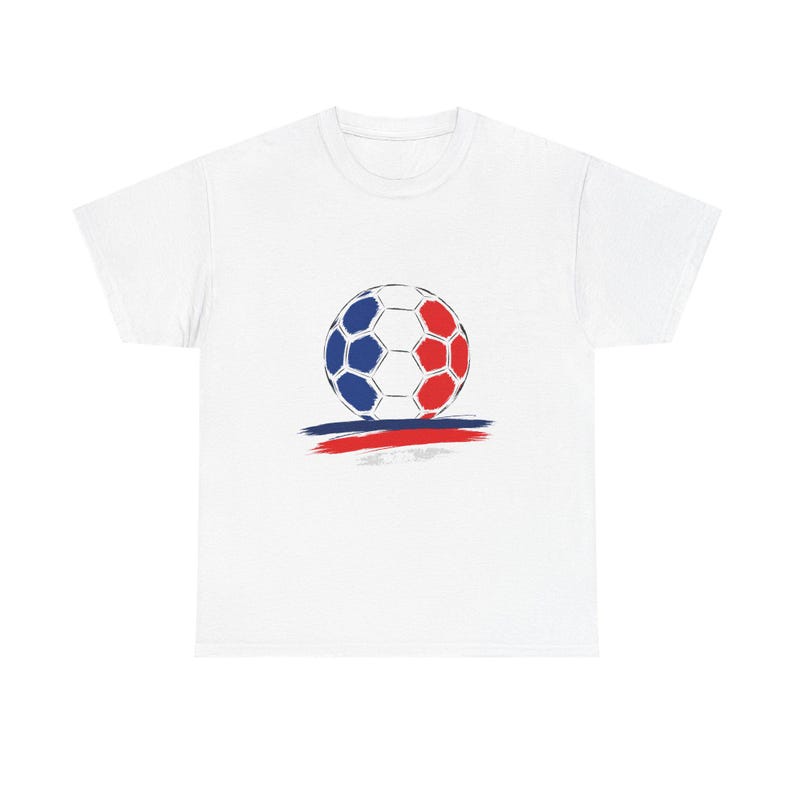 France Soccer Fan T-Shirt | Tricolore Football Supporter Tee M
