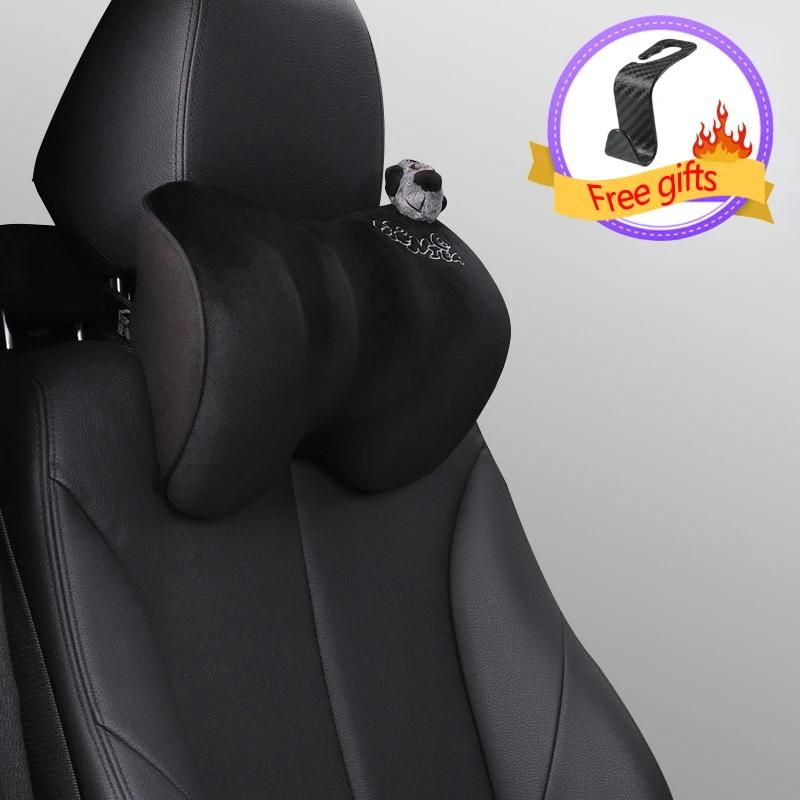 Car Driver Pillow Memory Foam Car Lumbar Support Cushion Car Seat Neck Cartoon Pillow Seat Supports  Lumbar Support Pillow