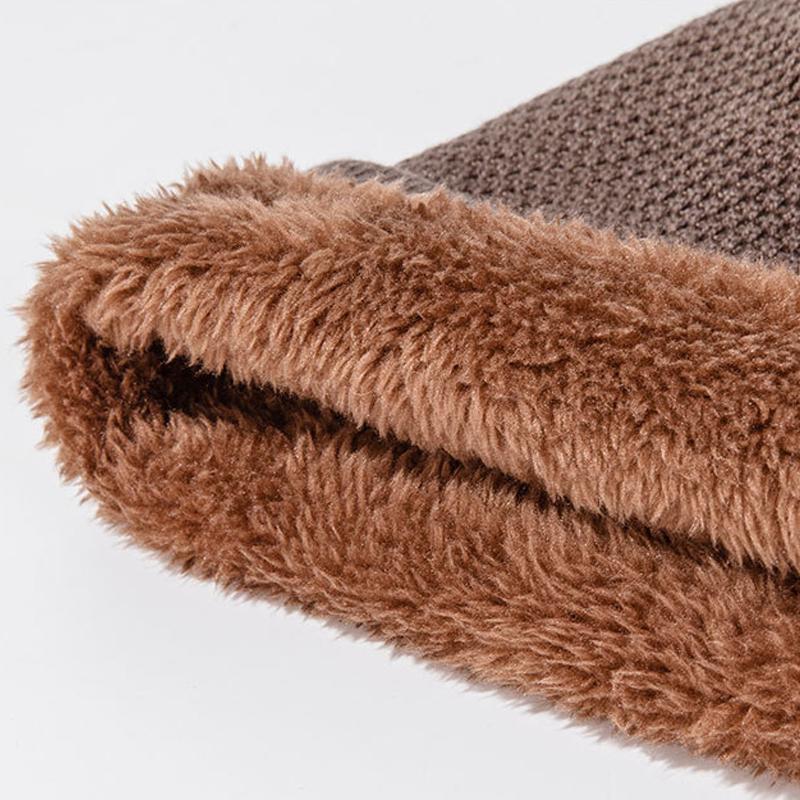 Парная вязаная шапка — фото 9