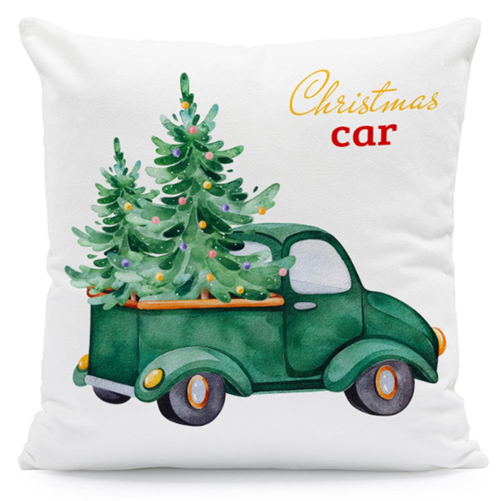 

Рождественский чехол для подушки с Рождеством, рождественское украшение для дома, новогоднее украшение для вечеринки, подушка 40x40cm