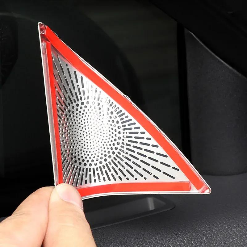 For Lexus ES 350h 350e 500e 2026 2027 Front Door A Pillar Triangle Stainless Steel Decorative Cover Car Interior Trim Accessorie