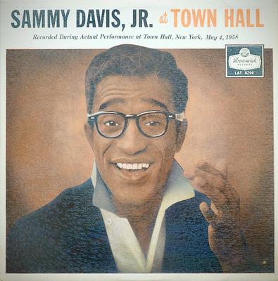 LP Record SAMMY DAVIS JR.  Sammy Davis Jr. At Town Hall LAT8296 Brunswick UK Jazz Used