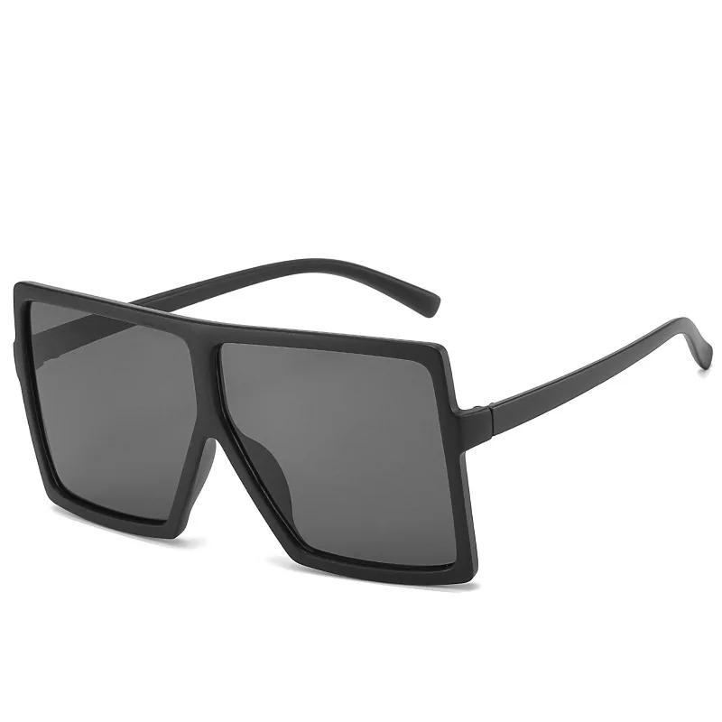 New Sunglasses Square Women Sun Glasses Female Eyewear Eyeglasses Plastic Frame Clear Lens UV400 Shade Fashion Driving