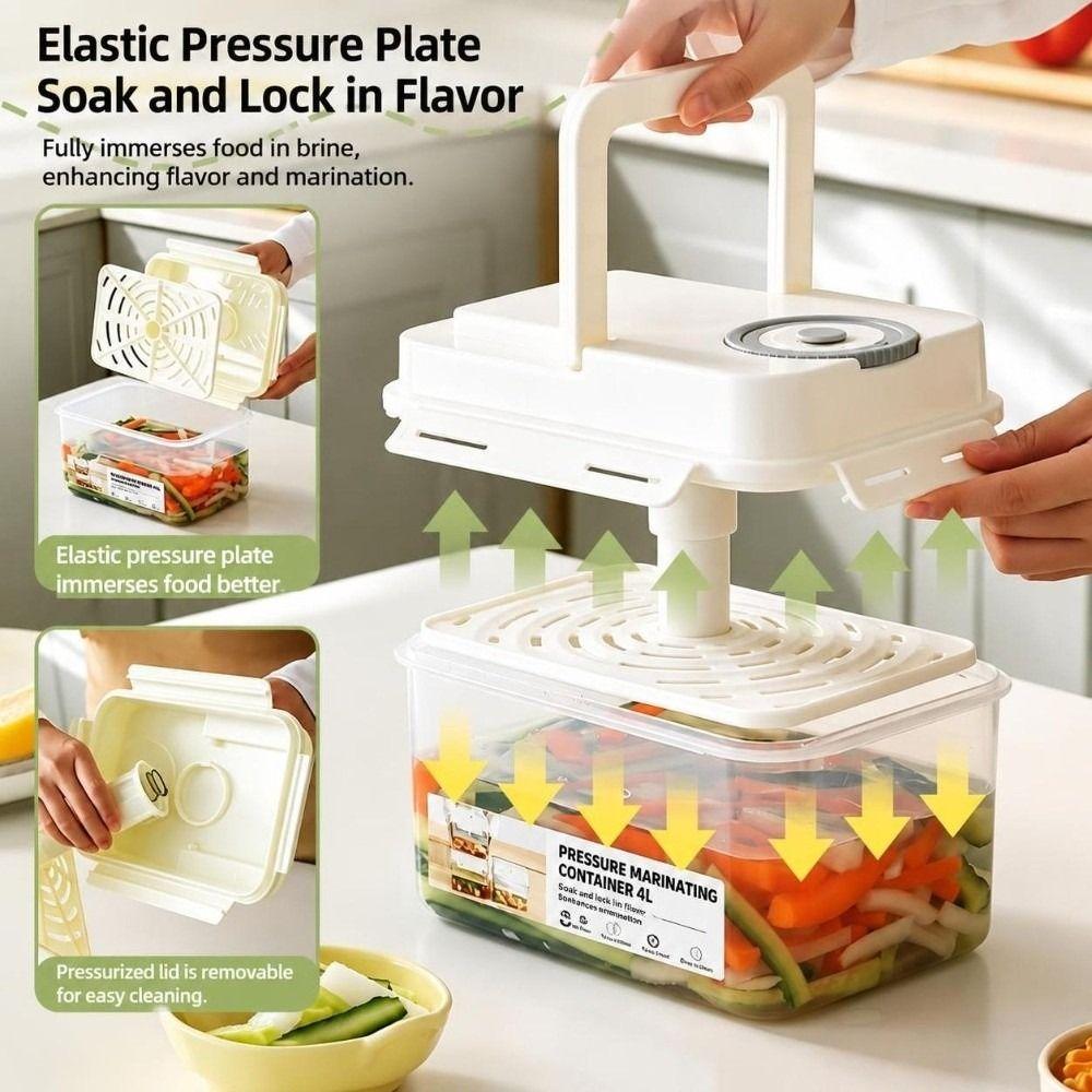 Leakproof Kimchi Jar Food Grade Kitchen Organizer Kitchen Accessories Pickle Container  Picnic