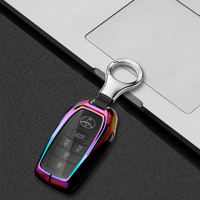 Toyota Sienna 5-Button Key Fob Metal Protective Case for Men