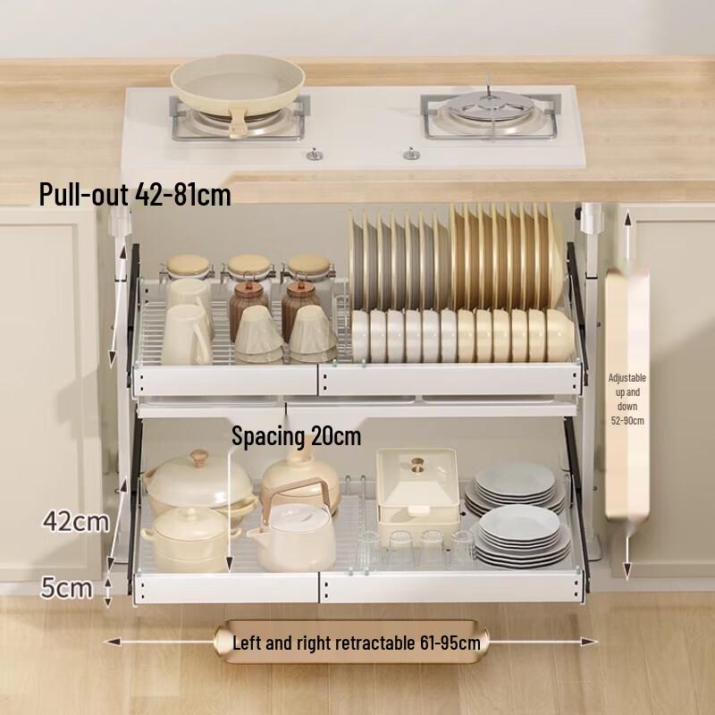 

Выдвижная сушилка для посуды под шкафчик с поддоном для сбора воды