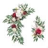 Wedding Arch Flowers /Reception Backdrop Floral /Artificial Swag for Front Door