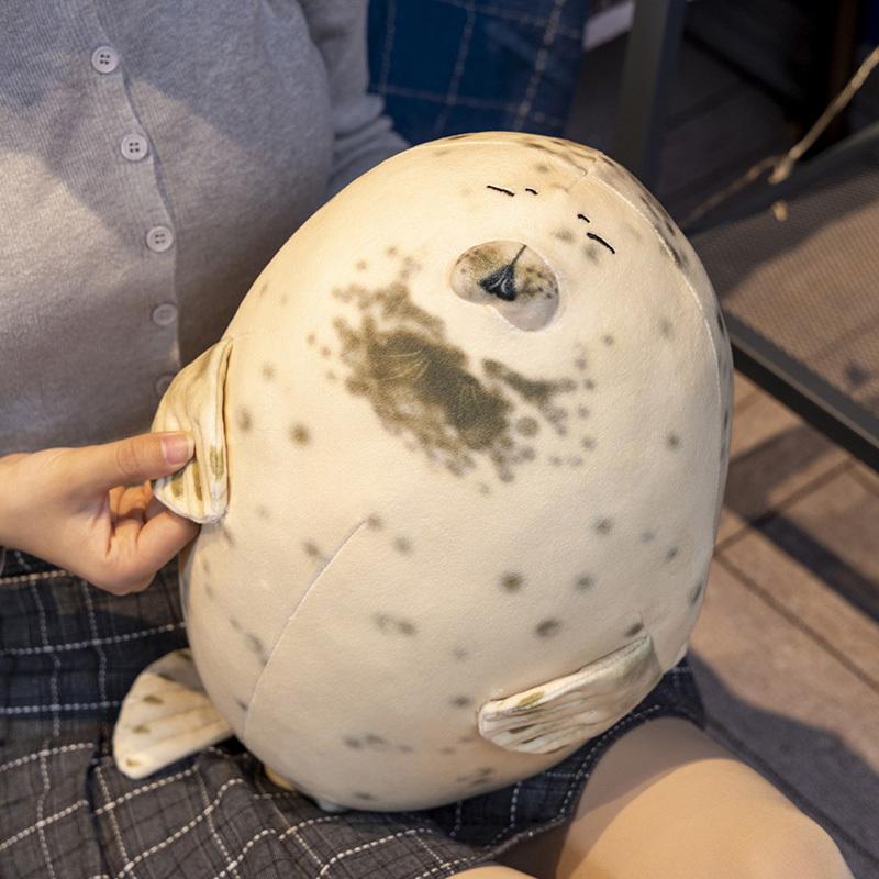 

Новые настоящие плюшевые игрушки в виде морского льва, мягкие игрушки-симуляторы животных, подушки-тюлени, детские куклы-успокоители, милый подарок на день рождения для маленьких детей 20cm