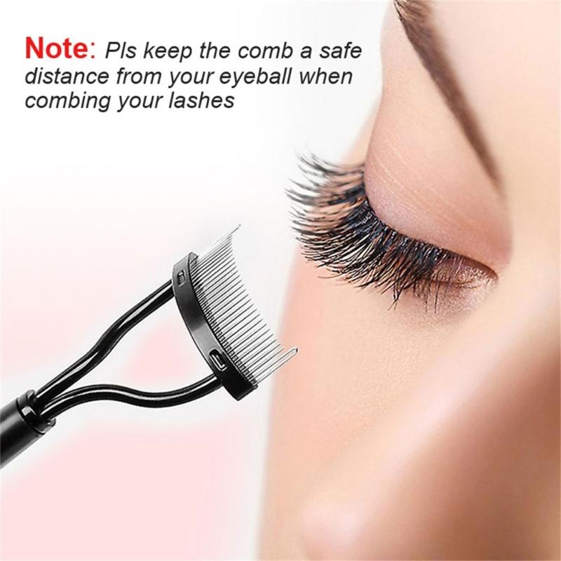 Eyelash Separator Eyelash Comb Mascara Brush Eyelash Brush Separator Mascara Comb Arc Designed Mascara Applicator
