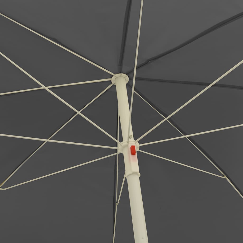 Beach Umbrella Anthracite 240 Cm