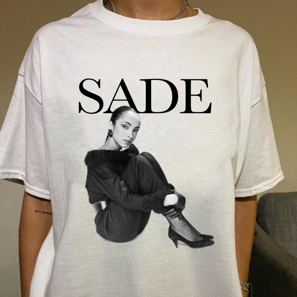 SADE Musikkonzert v2 T-Shirt: Retro Grafik T-Shirt im Vintage-Stil 80er 90er
