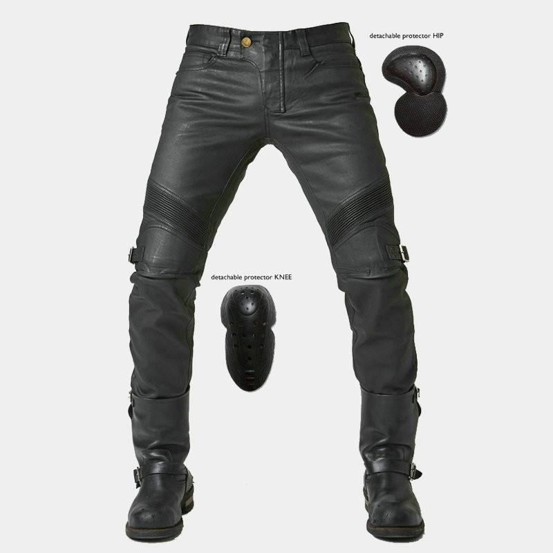 Mens Motorcycle Riding Pants Waterproof Coated