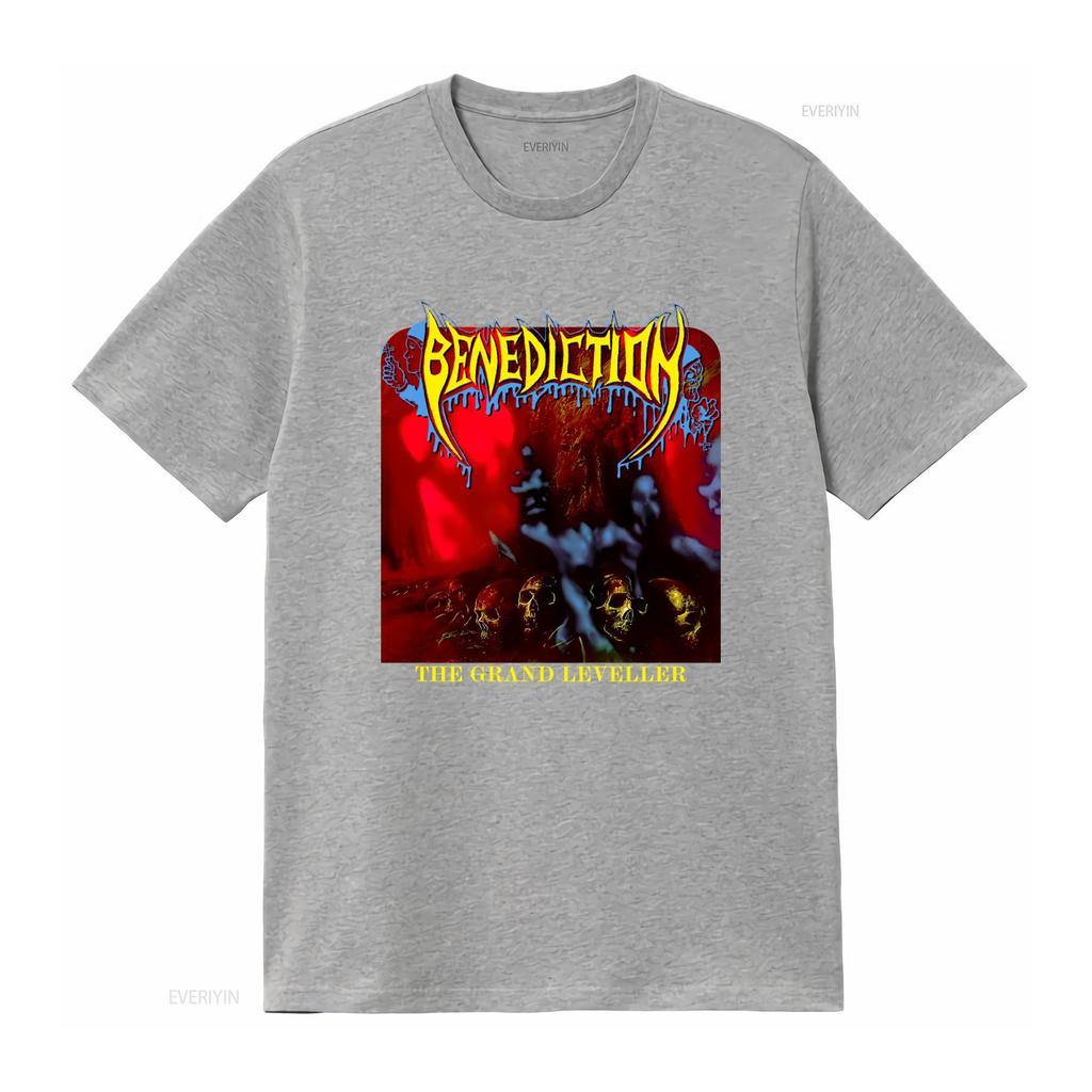Benediction The Grand Leveller Death Metal T Shirt Medium Size Vintage Washed Slightly Graphic Stylish Breathable Stretched
