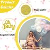 160 Pieces Baby Shower Gold Confetti Glitter Gold Party Table Decorations Crown Circle Dots Confetti Baby for Trottie Shower Parties