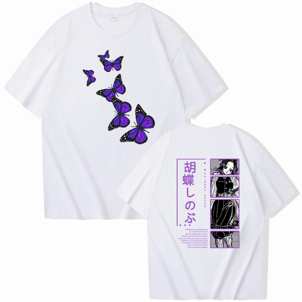 Demon Slayer Animation Derivatives Kamado Tanjirou Tshirt Printing Mens 2025 Summer Fashion Casual Oversized Streetwear