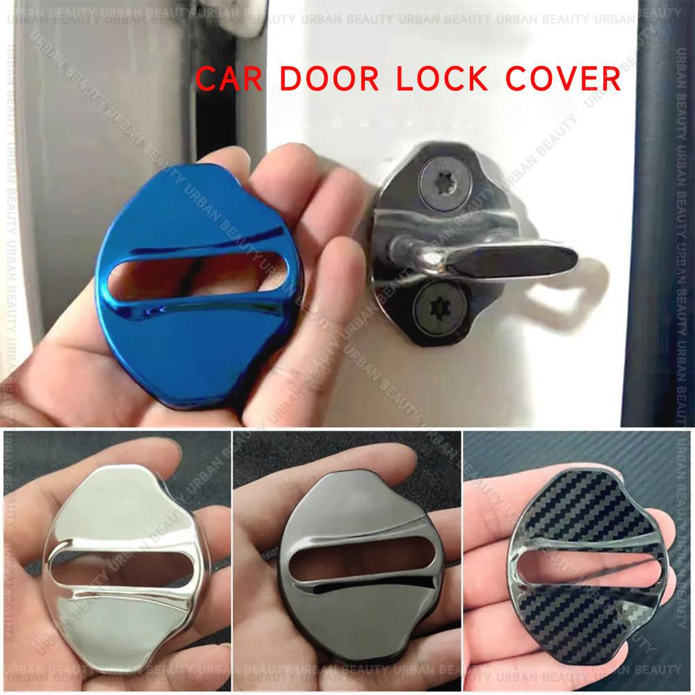 Car Exterior Styling Door Lock Decoration Cover Anti-Rust Protection Stainless Steel Plastic Trim For Mercedes-Benz AMG