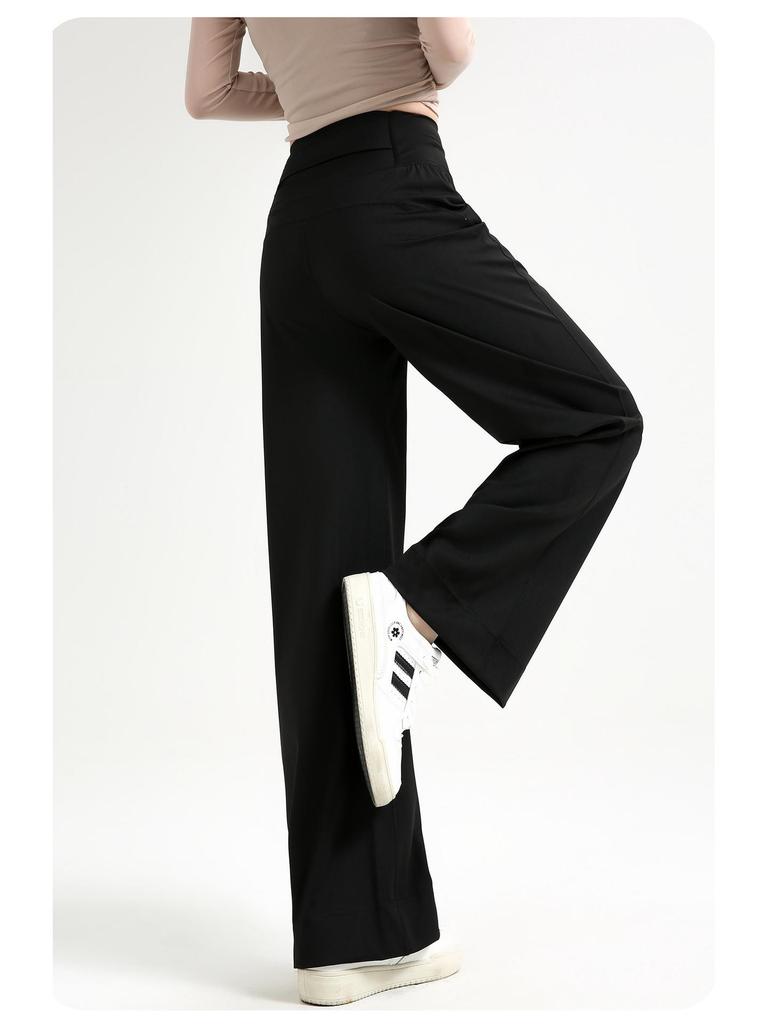 Tall Women's Wide-Leg Flowy Yoga Pants - Slimming, Casual, Fitness & Running